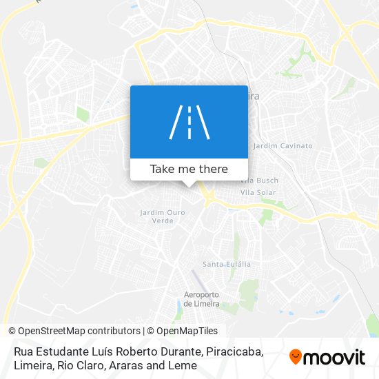 Rua Estudante Luís Roberto Durante map