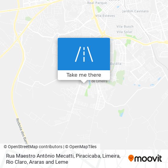 Rua Maestro Antônio Mecatti map