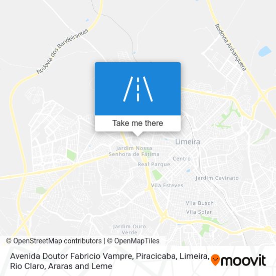 Avenida Doutor Fabricio Vampre map