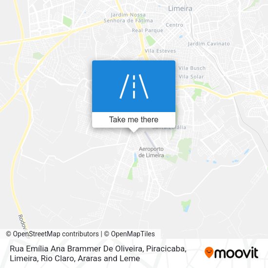 Rua Emília Ana Brammer De Oliveira map