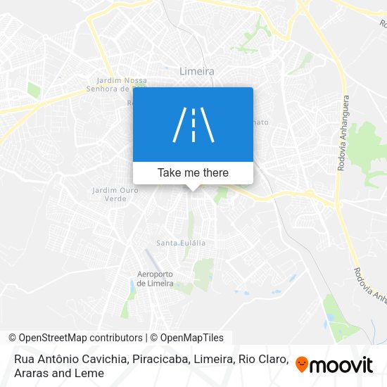 Rua Antônio Cavichia map