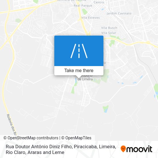 Rua Doutor Antônio Diniz Filho map