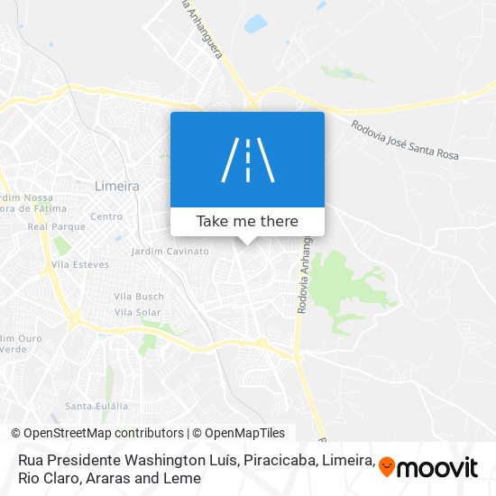 Rua Presidente Washington Luís map