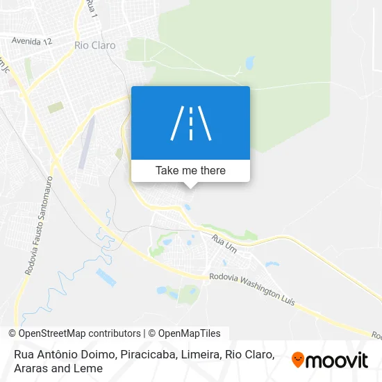 Rua Antônio Doimo map