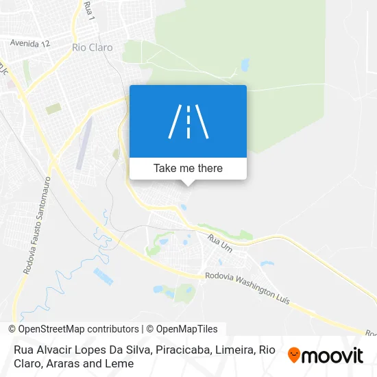 Rua Alvacir Lopes Da Silva map
