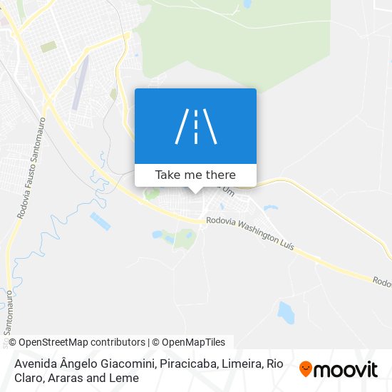 Mapa Avenida Ângelo Giacomini