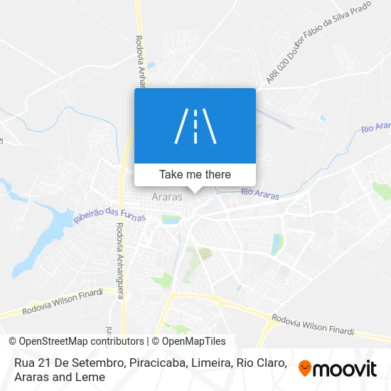 Rua 21 De Setembro map