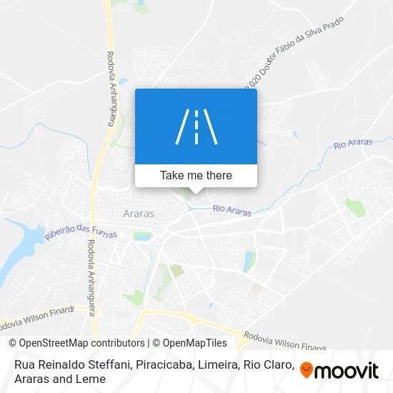 Rua Reinaldo Steffani map