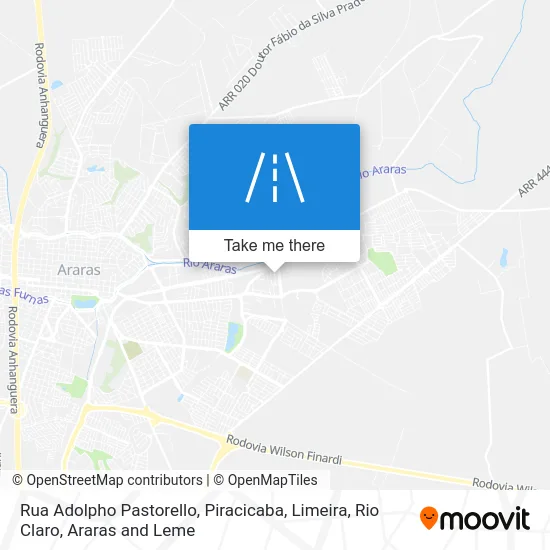 Rua Adolpho Pastorello map