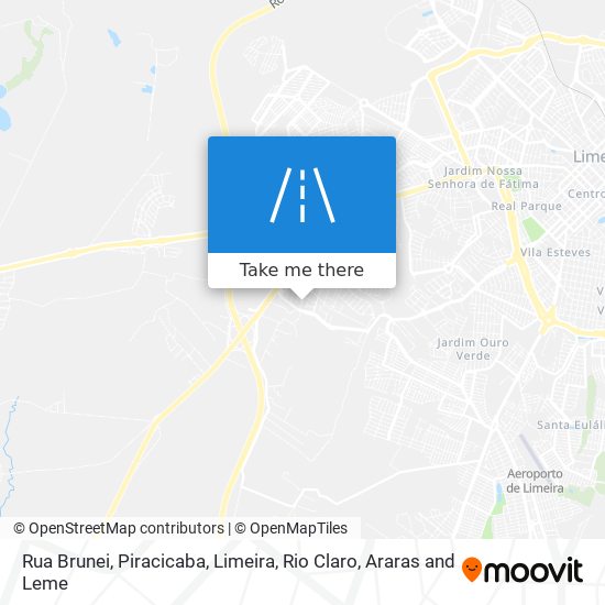 Rua Brunei map