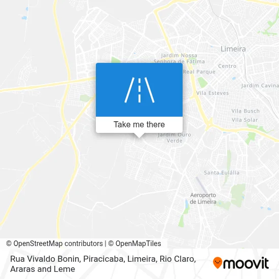 Rua Vivaldo Bonin map