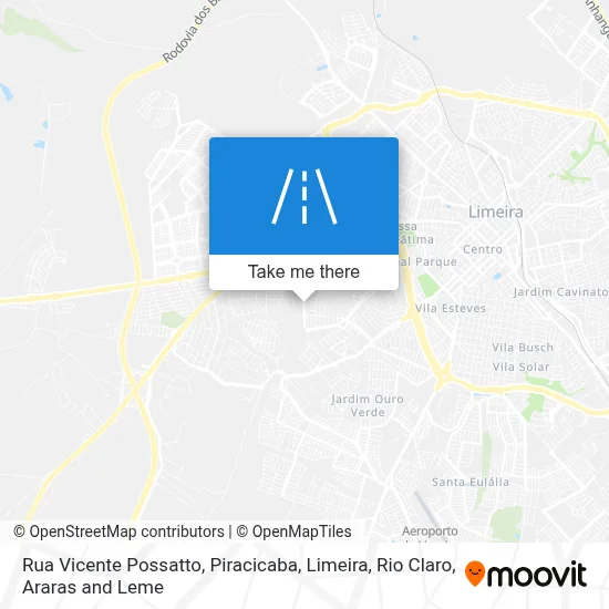 Rua Vicente Possatto map