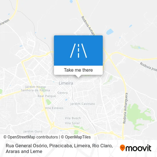 Rua General Osório map