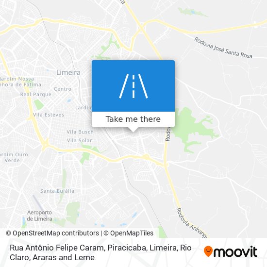 Rua Antônio Felipe Caram map