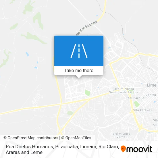 Rua Diretos Humanos map