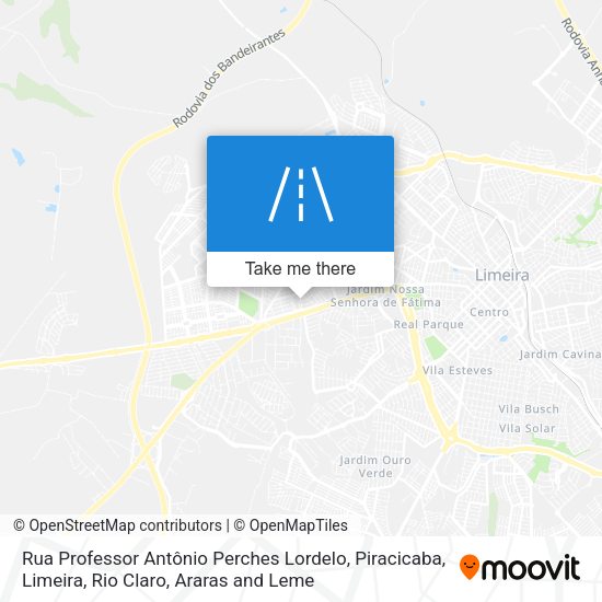 Rua Professor Antônio Perches Lordelo map