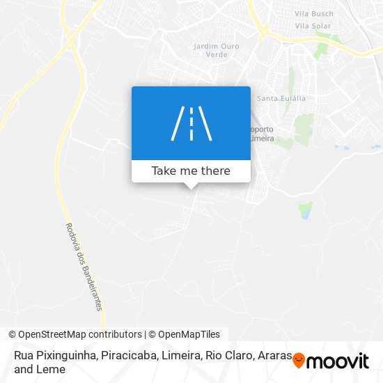 Rua Pixinguinha map