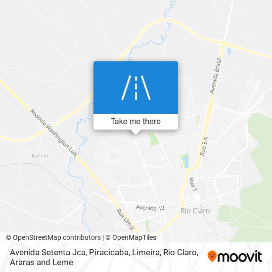 Avenida Setenta Jca map