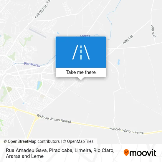 Rua Amadeu Gava map