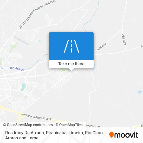 Rua Iracy De Arruda map