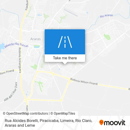 Rua Alcides Borelli map