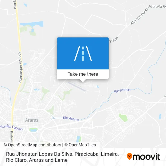 Rua Jhonatan Lopes Da Silva map