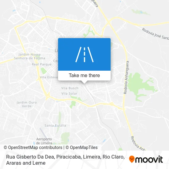 Rua Gisberto Da Dea map