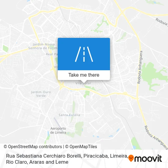 Rua Sebastiana Cerchiaro Borelli map