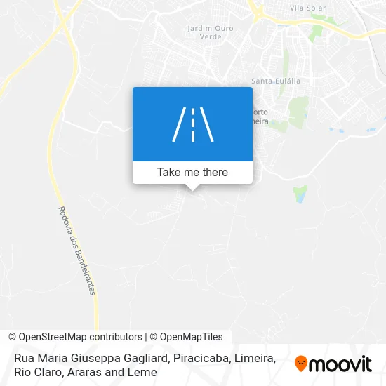 Rua Maria Giuseppa Gagliard map