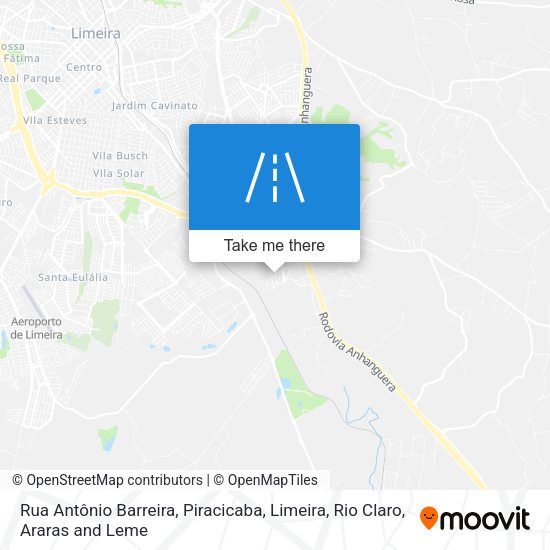 Rua Antônio Barreira map