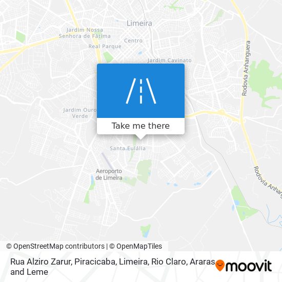 Mapa Rua Alziro Zarur