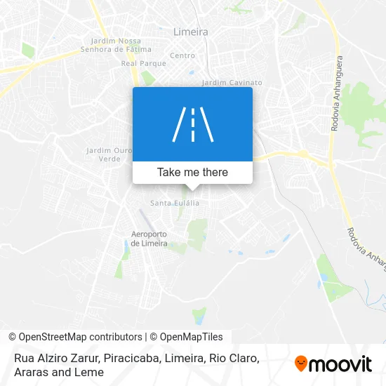Rua Alziro Zarur map