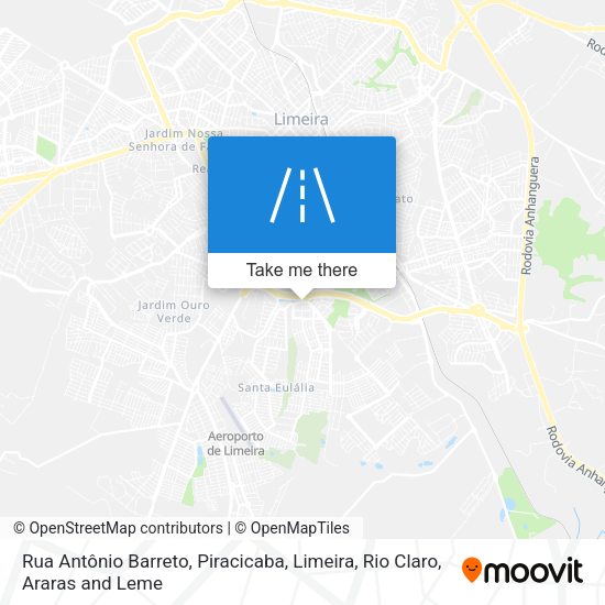 Rua Antônio Barreto map