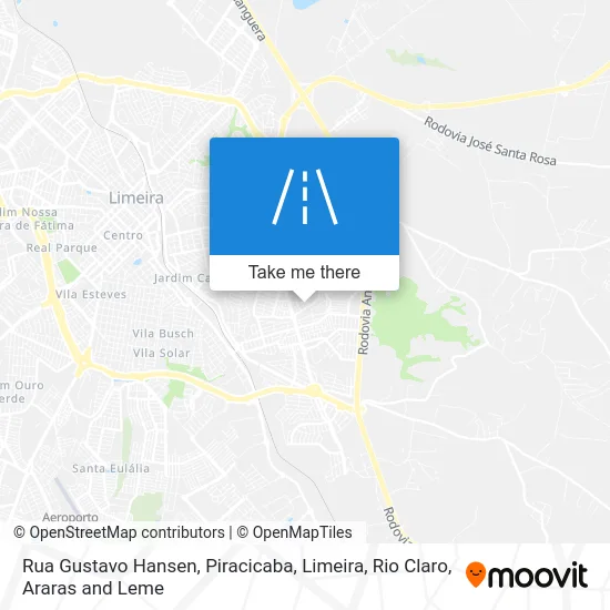 Rua Gustavo Hansen map