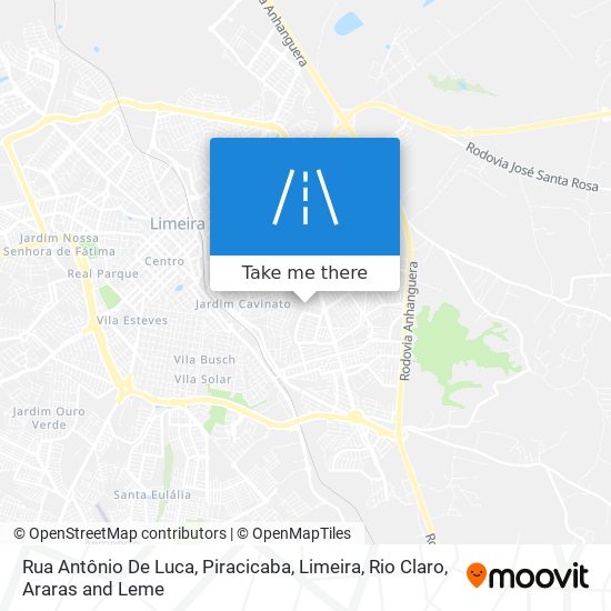 Rua Antônio De Luca map