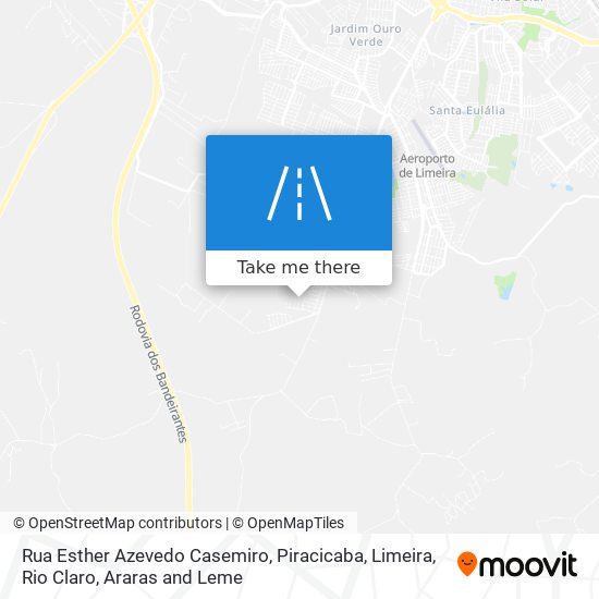 Mapa Rua Esther Azevedo Casemiro