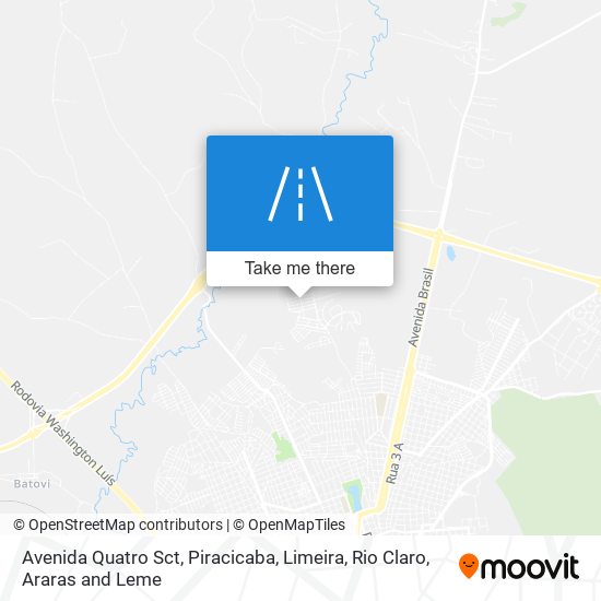 Avenida Quatro Sct map