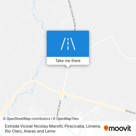 Estrada Vicinal Nicolau Marotti map