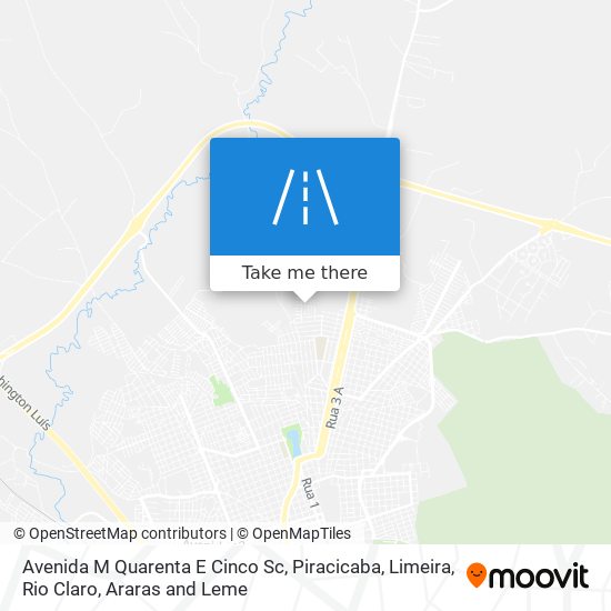 Mapa Avenida M Quarenta E Cinco Sc