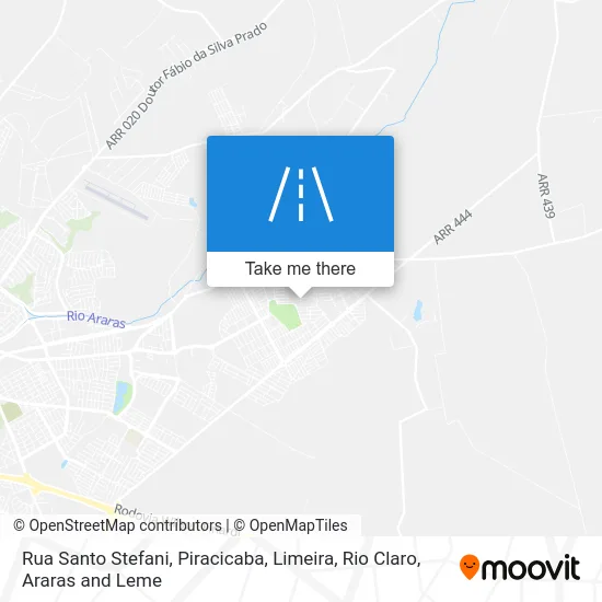 Rua Santo Stefani map