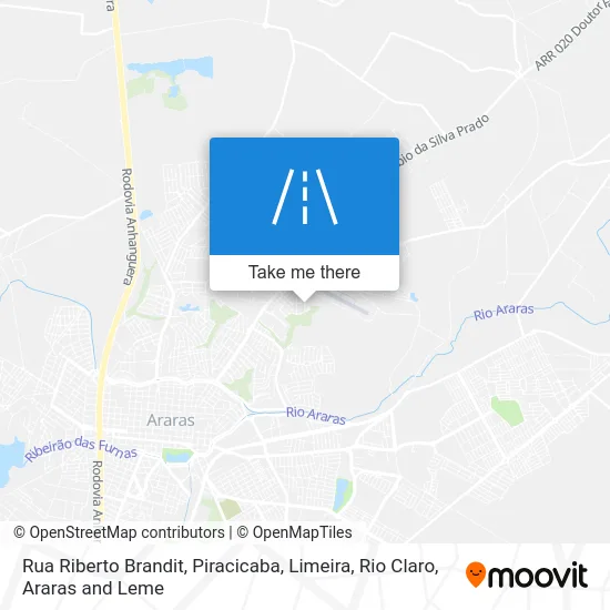 Rua Riberto Brandit map