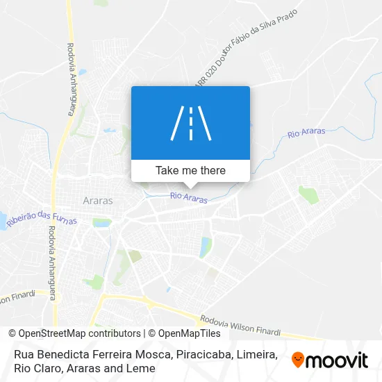 Rua Benedicta Ferreira Mosca map