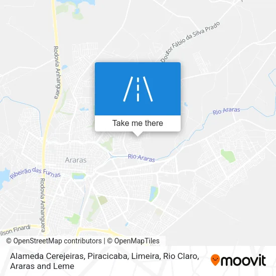 Alameda Cerejeiras map