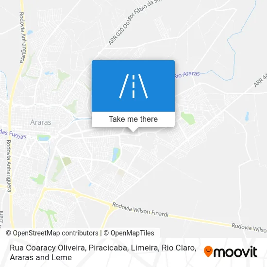 Rua Coaracy Oliveira map