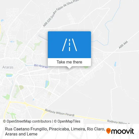 Rua Caetano Frungillo map