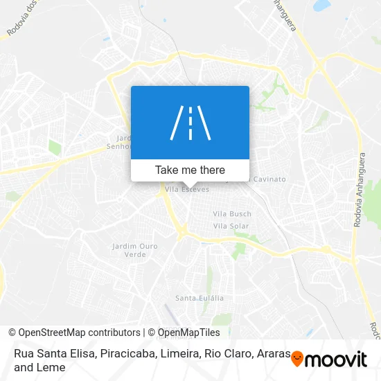 Rua Santa Elisa map