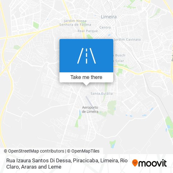 Rua Izaura Santos Di Dessa map