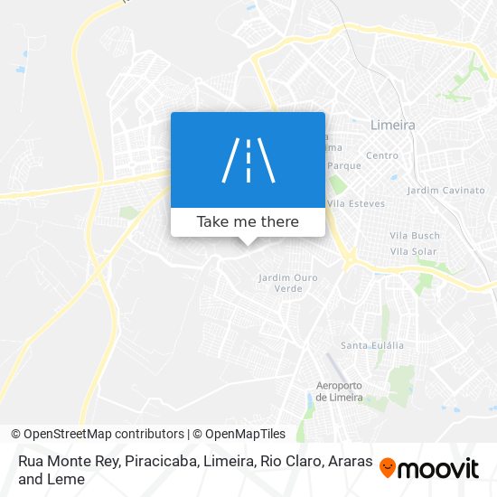 Mapa Rua Monte Rey