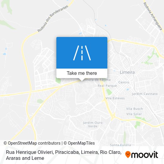 Rua Henrique Olivieri map