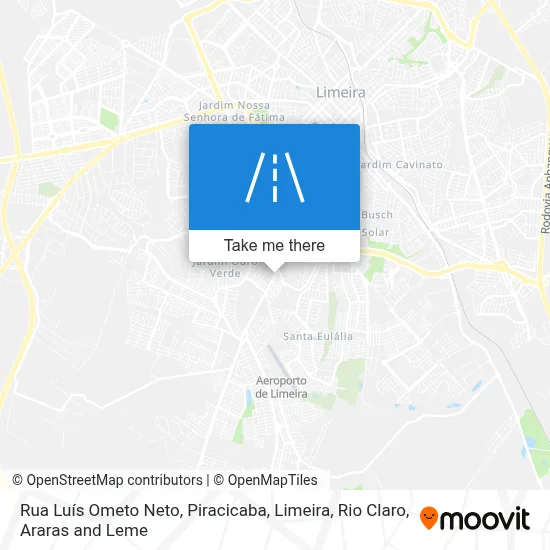 Rua Luís Ometo Neto map